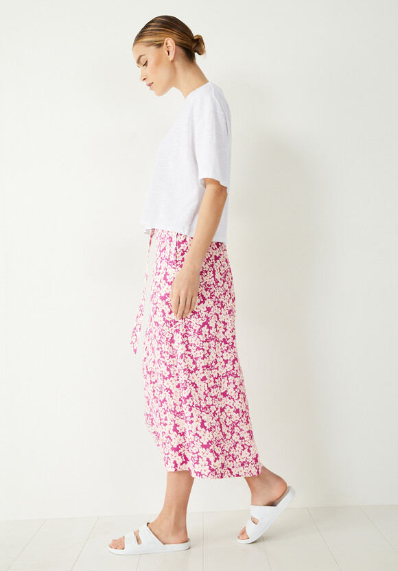 Gigi Belted Midi Skirt