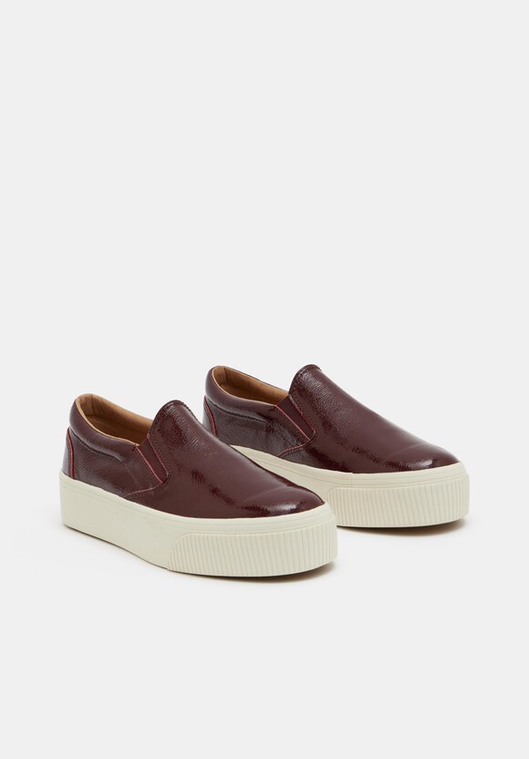Gili Flatform Leather Trainers