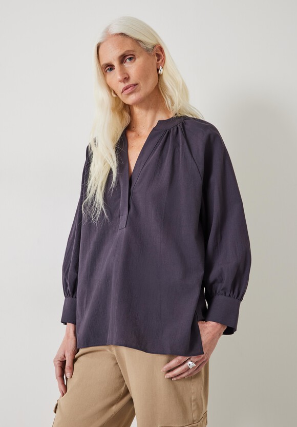 Rhea Relaxed Gather Detail Top