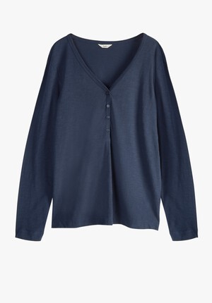 Long Sleeve Henley Top
