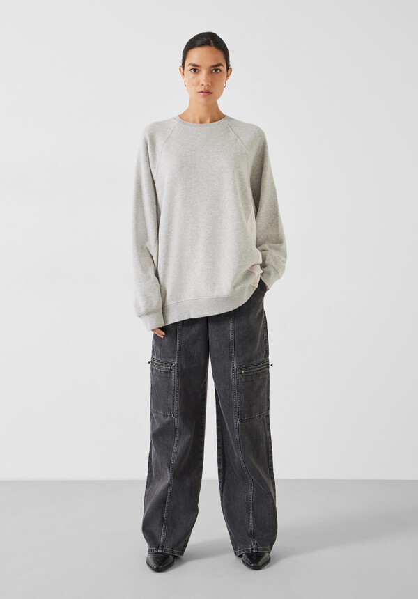 Neriah Oversized Colour Block Sweatshirt