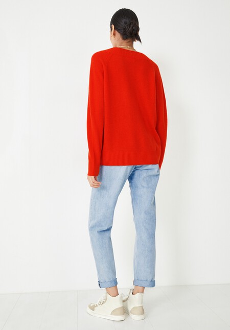 Maddie Cashmere V Neck Jumper