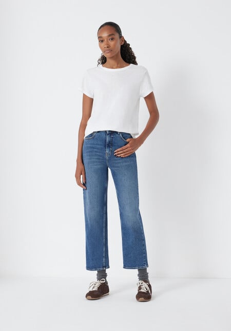 Nina Straight Crop Jeans