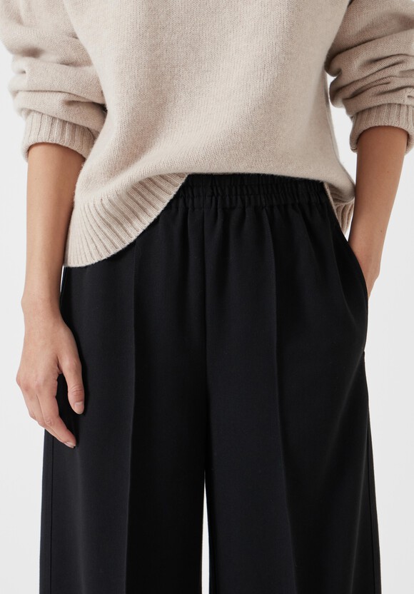 Petunia Pintuck Wide Leg Trousers