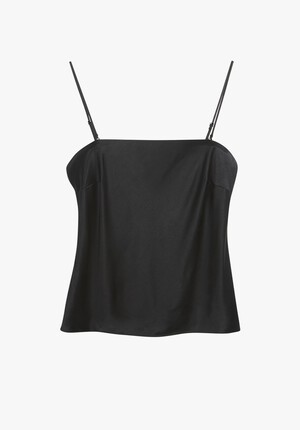 Kaia Strapless Satin Top