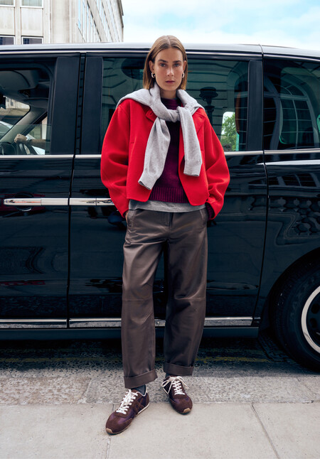 Pure Wool Double Faced Collarless Jacket