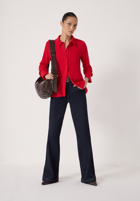 Textured Slim Shirt