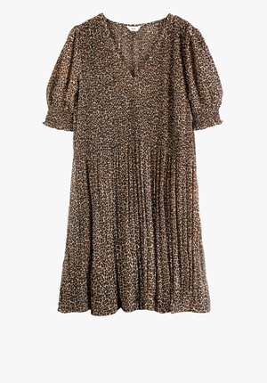Pepa Pleated Mini Dress