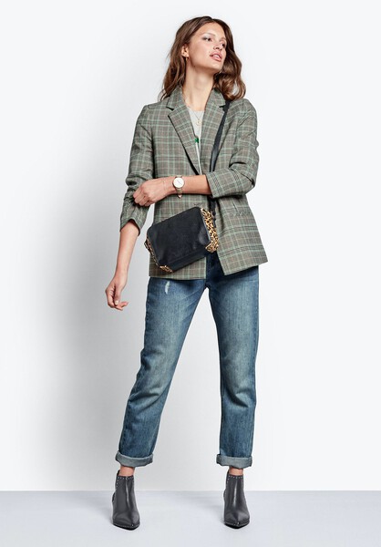 Adele Check Blazer