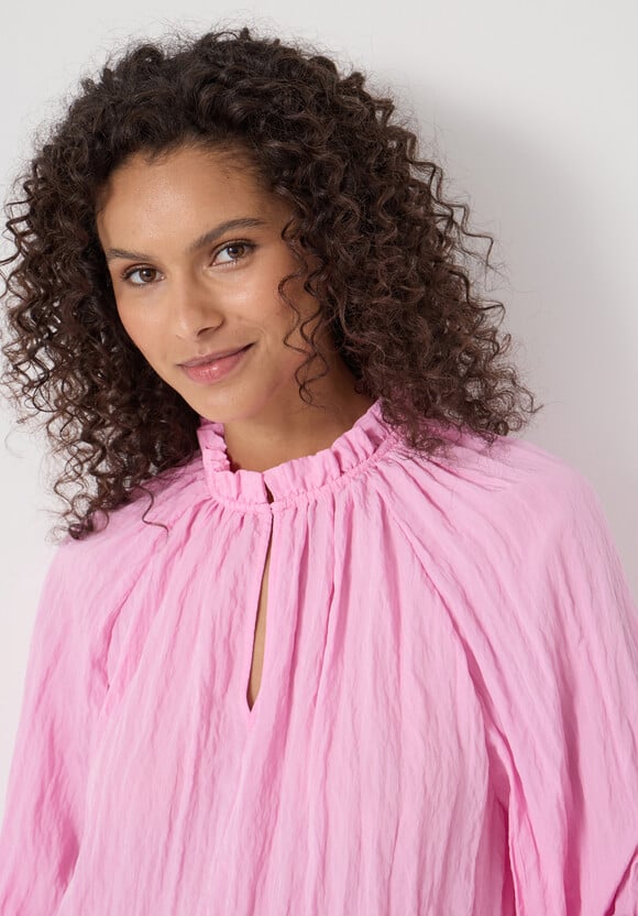 Ruffled Long Sleeve Blouse