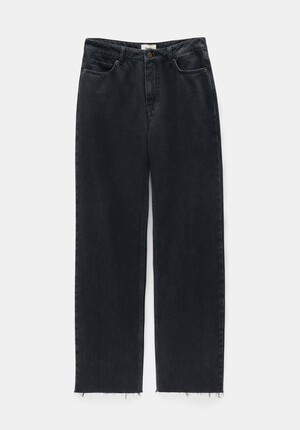 Remy Straight Raw Hem Jeans