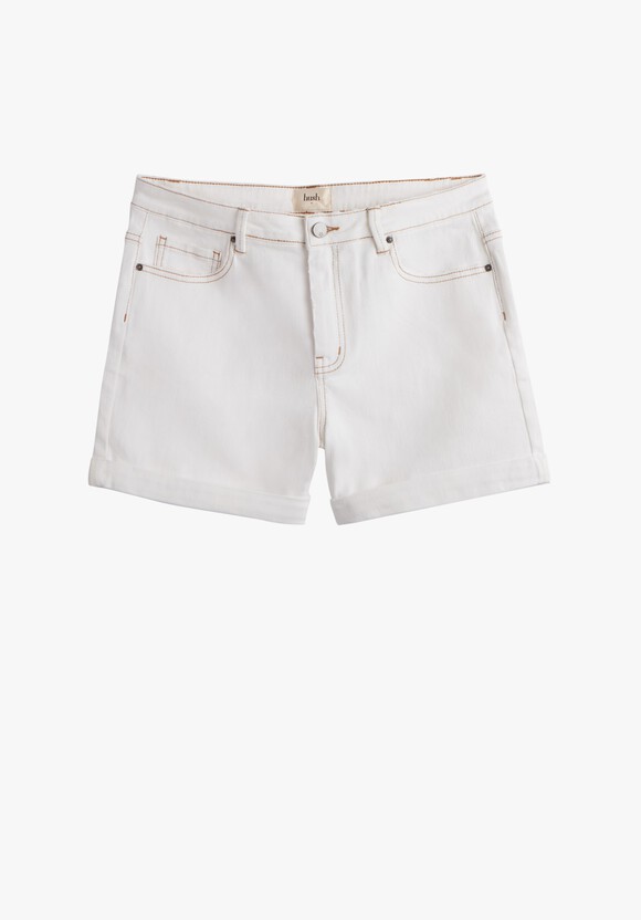 Stretch Denim Shorts