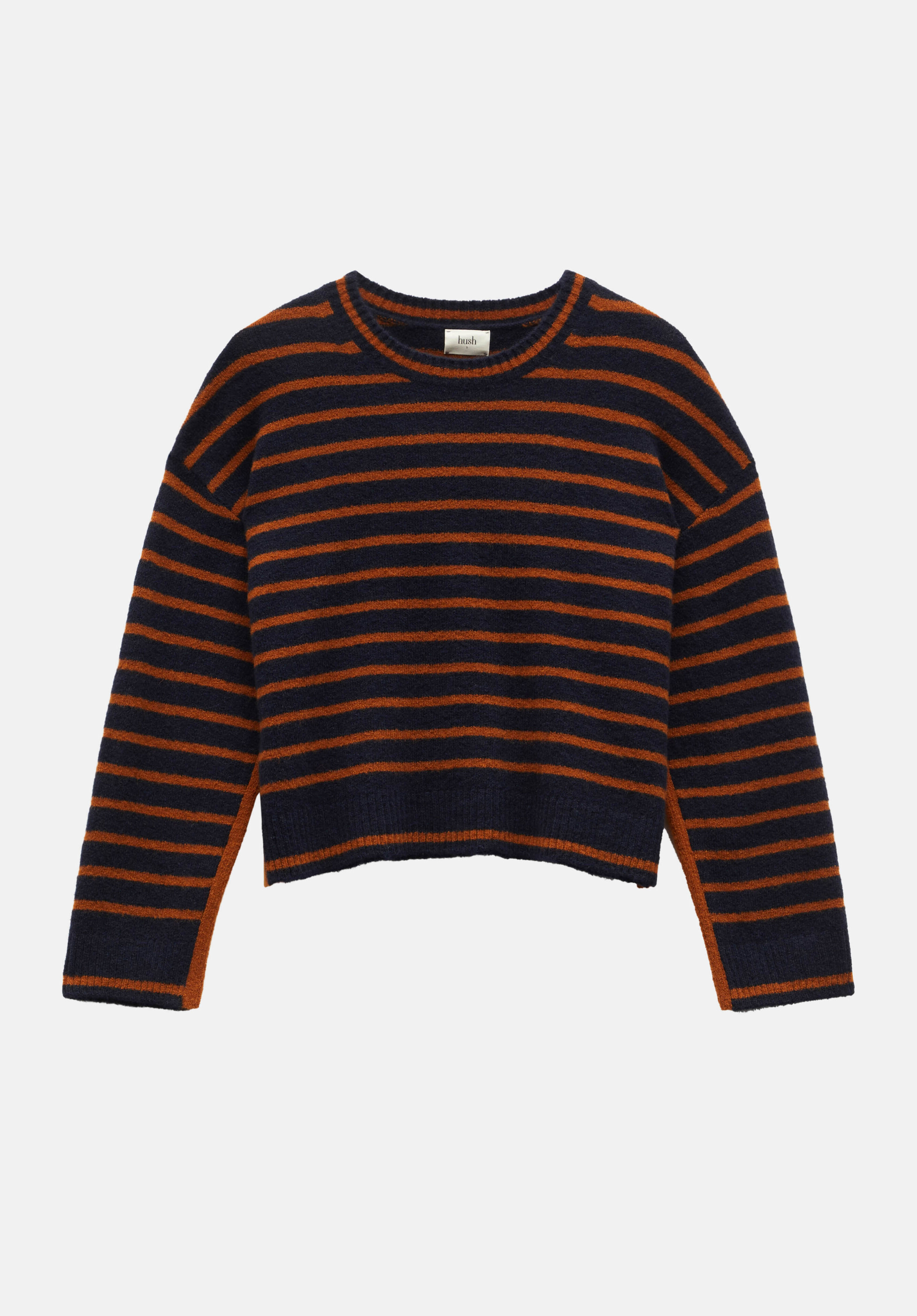 Striped wool hotsell blend sweater