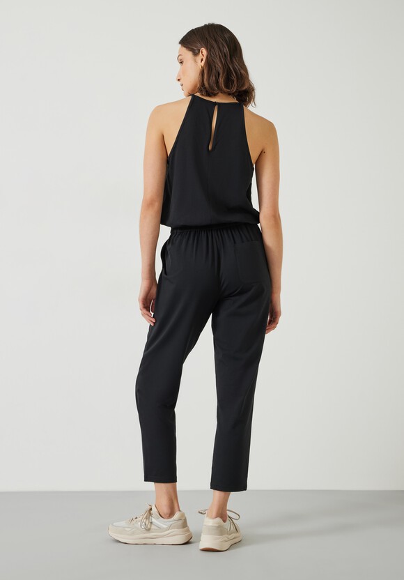 Racer Back Jersey Jumpsuit