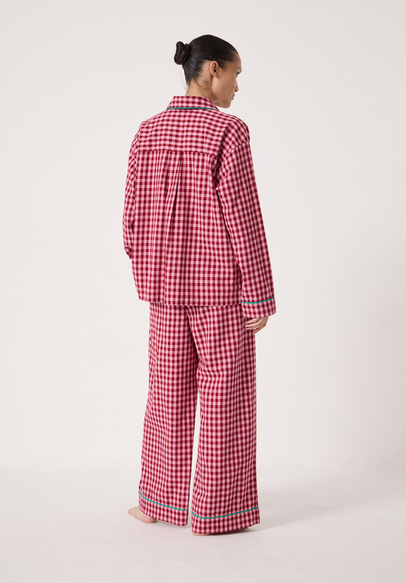 Brushed Cotton Gingham Pyjamas