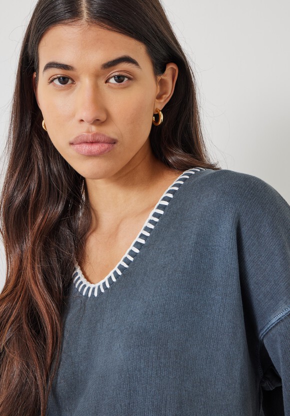 Ellison Contrast Stitch Sweatshirt