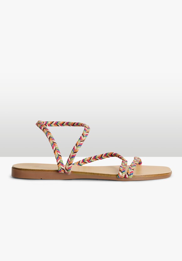 Bree Rainbow Braid Sandal