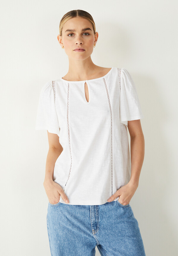 Lucille Cotton Ladder T-Shirt