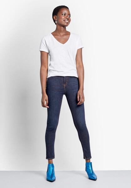 Cotton Slub V Tee
