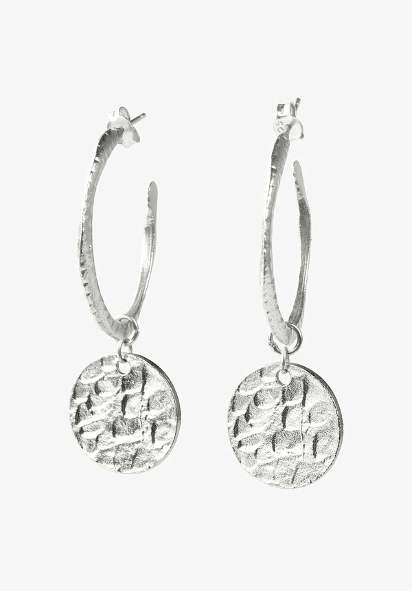 Hoop Coin Earrings