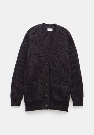 Peggy Oversized Wool Blend Cardigan