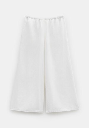 Melissa Linen Wide Leg Trousers