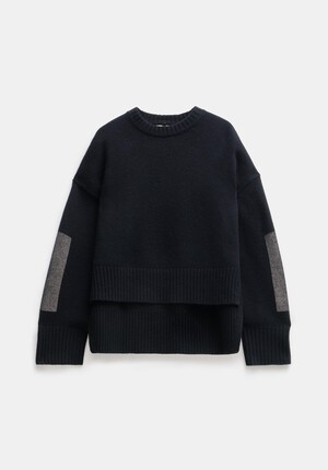 Livvy Merino Wool Detachable Roll Neck Jumper