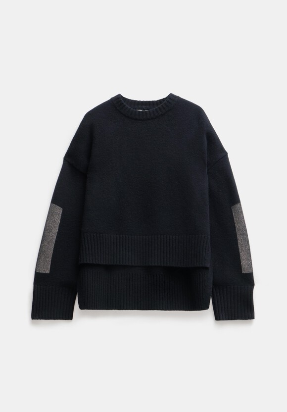 Livvy Merino Wool Detachable Roll Neck Jumper