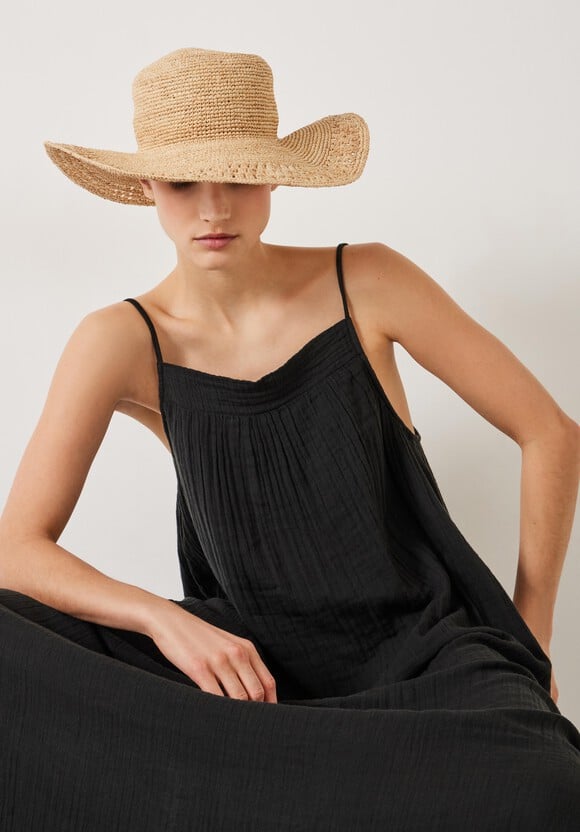 India Weave Floppy Hat