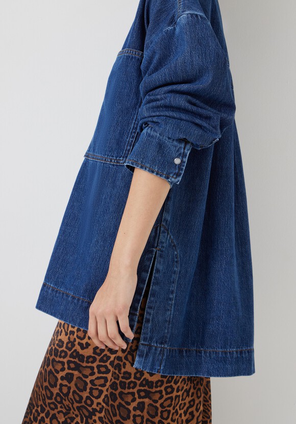 Denim Pullover Shirt