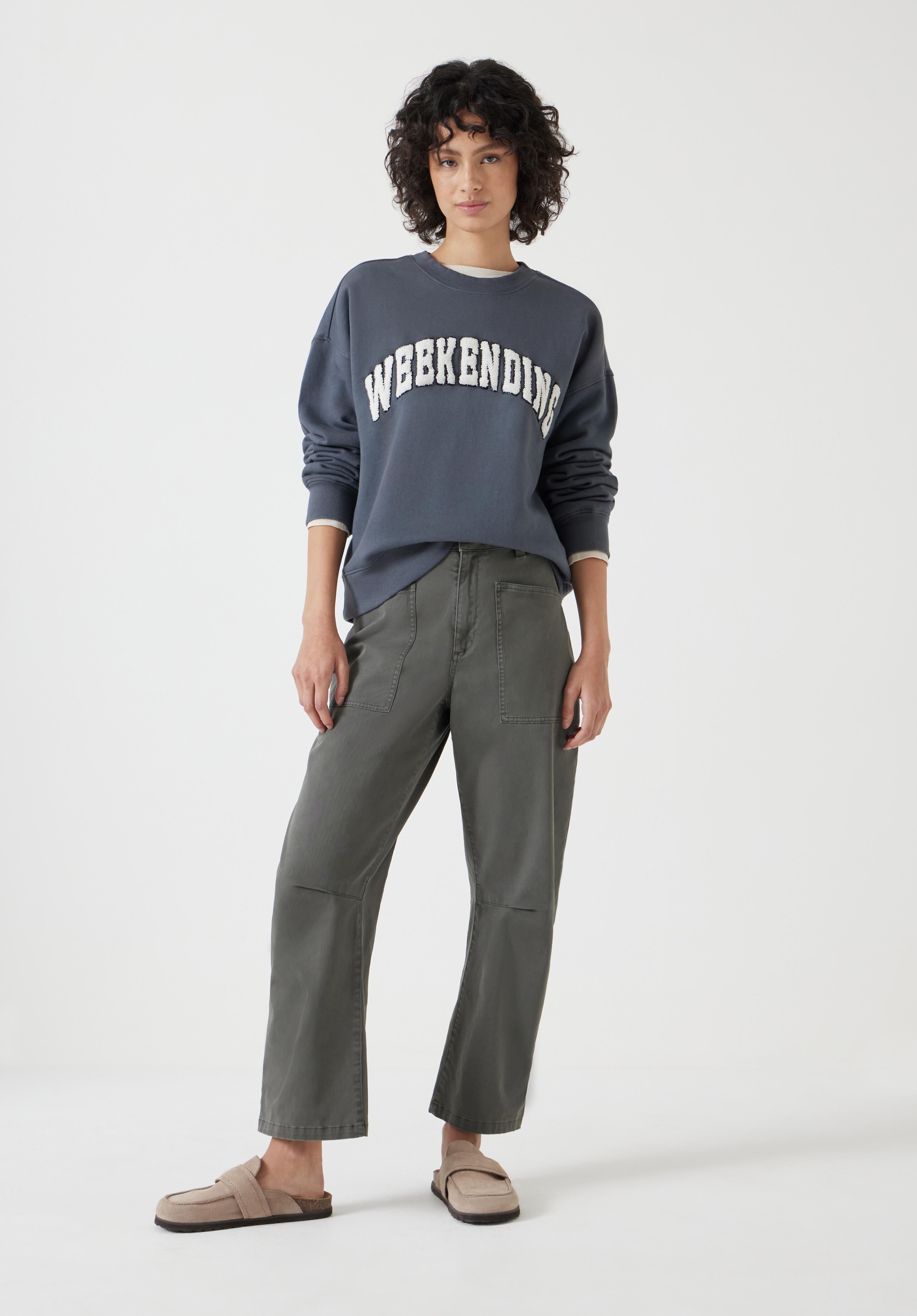 Weekending Graphic Sweatshirt | Charcoal Grey | hush