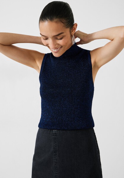 Kerrie Metallic Knitted Vest