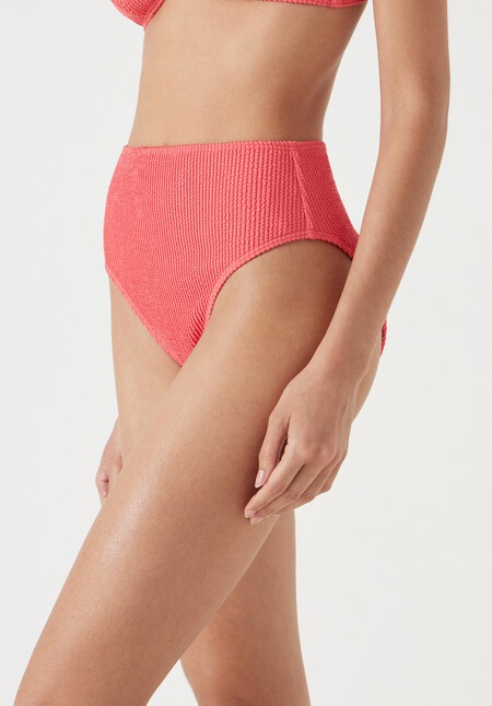 Harper High Waisted Crinkle Bikini Bottoms