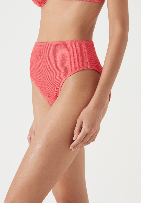 Harper High Waisted Crinkle Bikini Bottoms