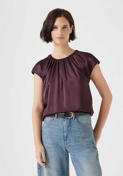 Satin Circular Top