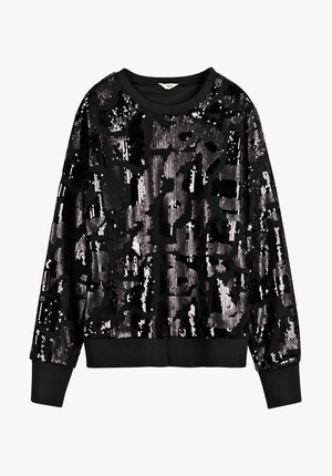 Sequin Camo Sweat Top