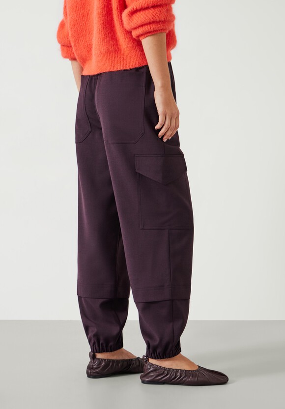 Ava Wool Cargo Trousers