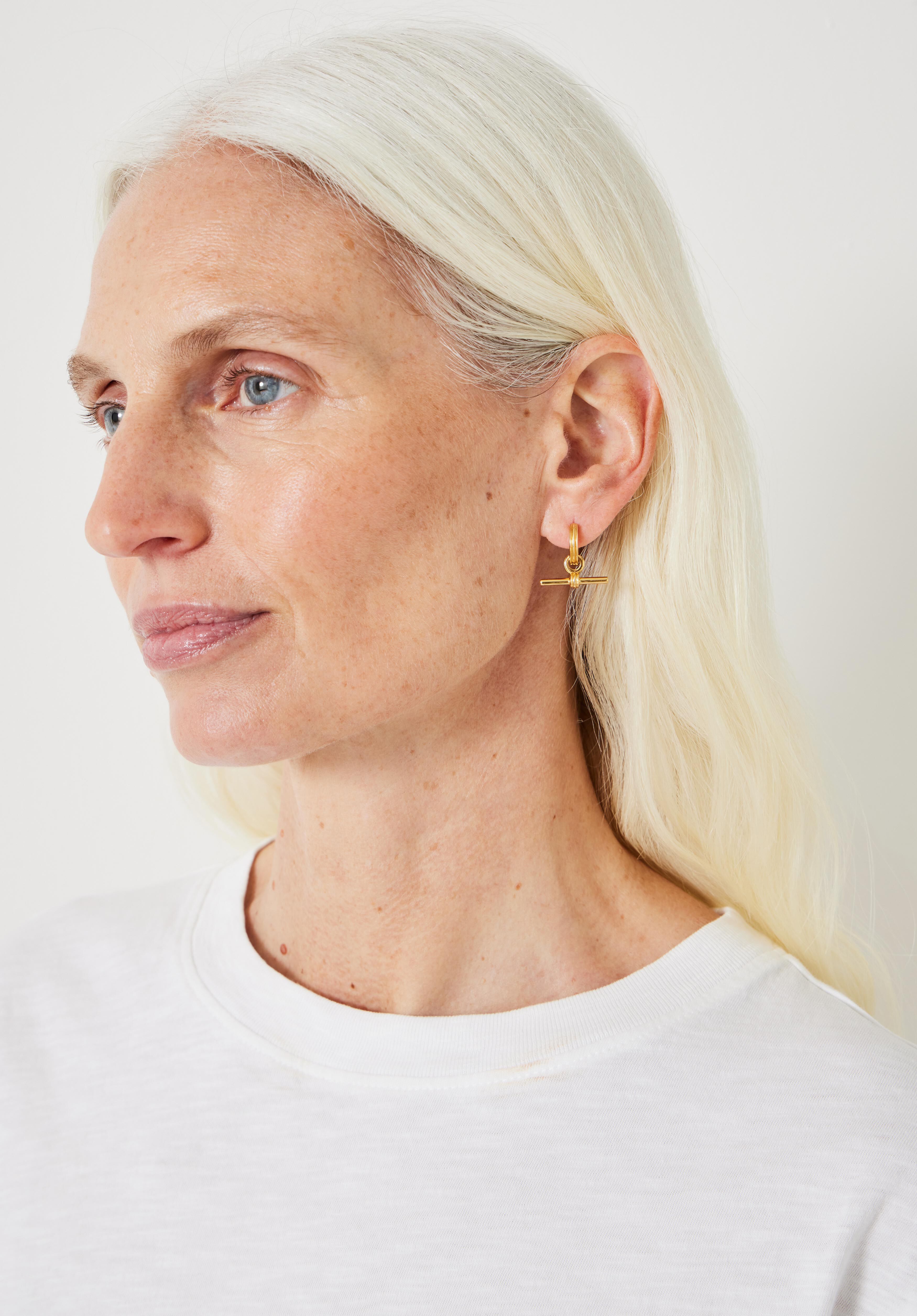 T bar earrings online