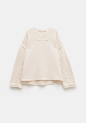 Hannah Textured Sweatshirt