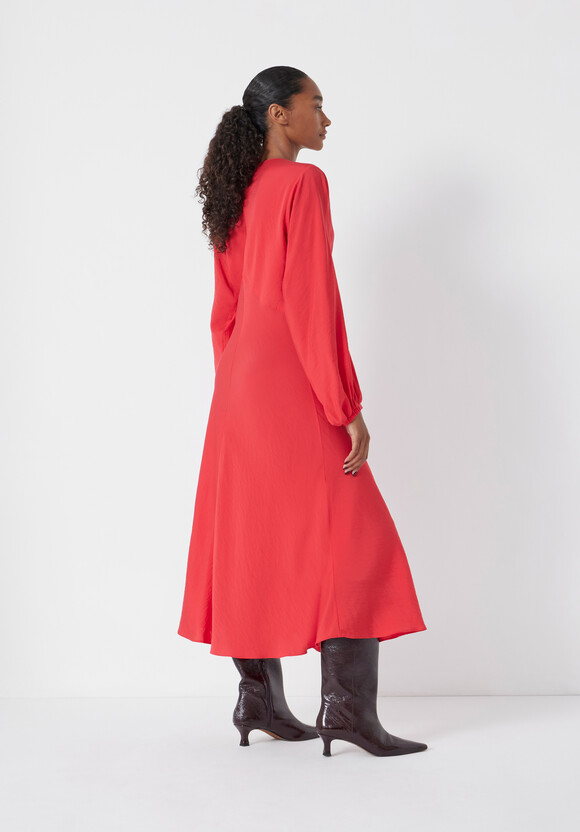 Grace V-Neck Long Sleeve Dress