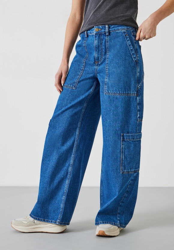 Charli Cotton Relaxed Cargo Jeans