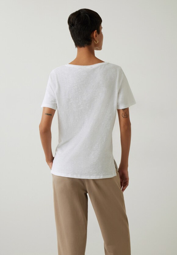 Kali Cotton Slub V-Neck T-Shirt