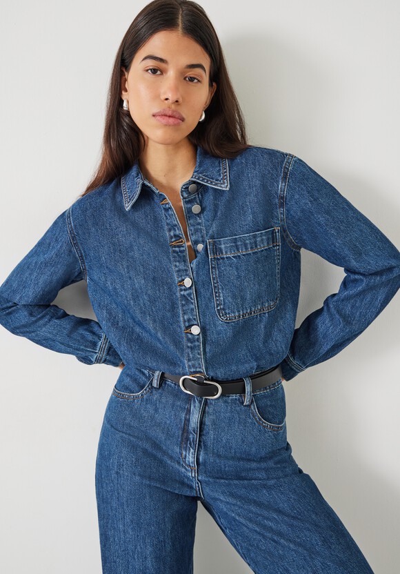 Evelyn Denim Jumpsuit
