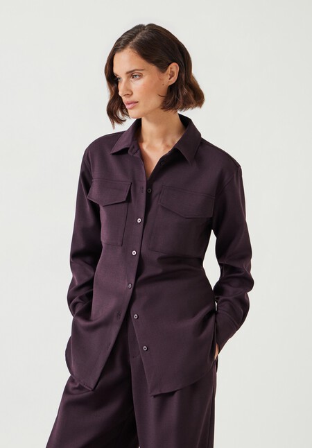 Lara Utility Wool Shirt