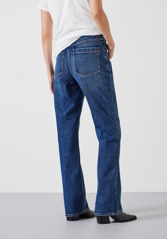 Elliot High Waisted Straight Jeans