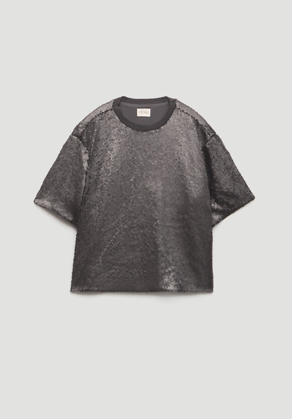 Holly Matte Sequin T-Shirt