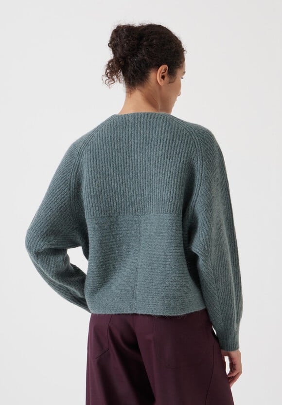 Betty Fluffy Cross Front Jumper