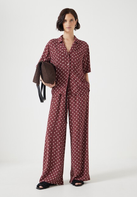 Revere Collar Short Sleeve Shirt