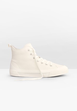 Hadleigh Hi Top Leather Trainers