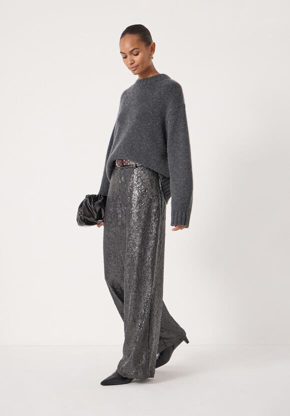 Sequin Wide Leg Trouser Sequin Wide Leg Trouser
